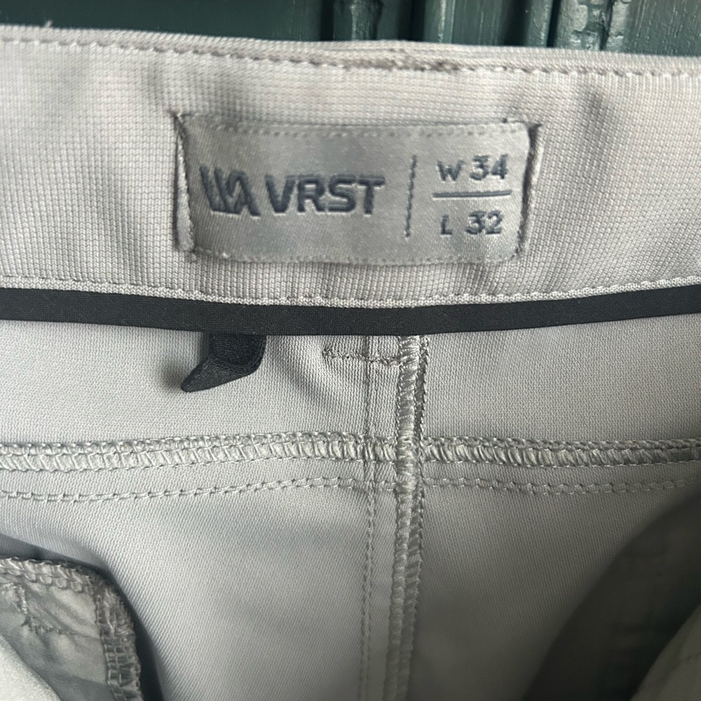 Men's Light Gray Chinos - Picture 3 of 4